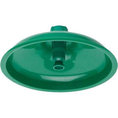 Haws - 11" Long x 11" Wide x 4" High, Plastic Plumbed Wash Station Showerhead - Green Matting - Americas Tooling