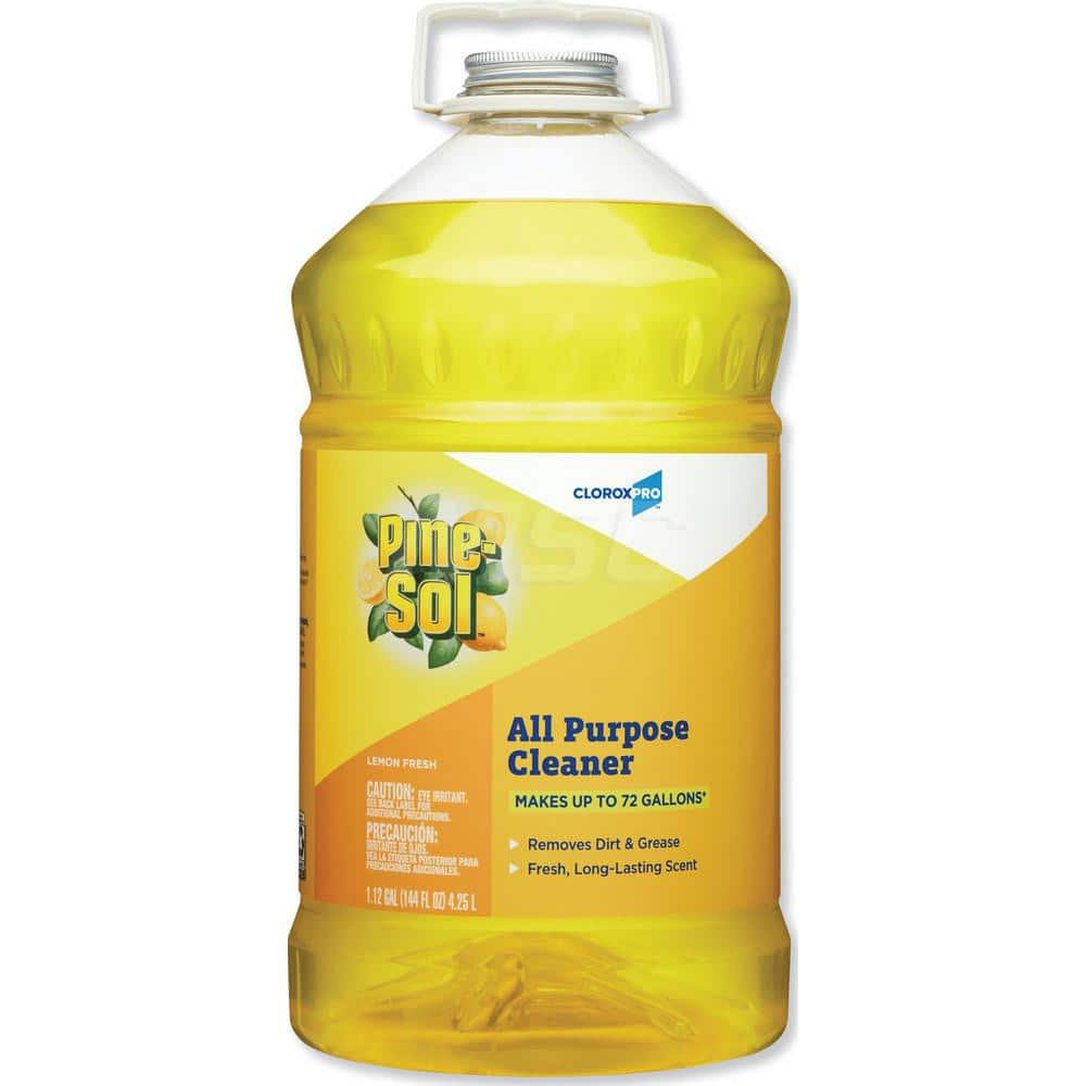 All-Purpose Cleaner: 144 gal Bottle, Disinfectant Liquid, Lemon Fresh Scent