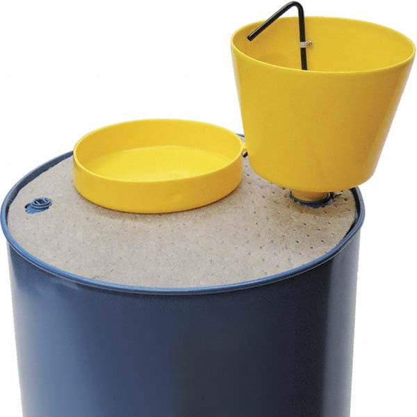 Funnel King - Drum Funnels & Funnel Covers Type: Drum Funnel w/Cover Compatible Drum/Pail Capacity (Gal.): 2 - Americas Tooling