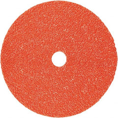 3M - 5" Diam, 7/8" Hole, 120+ Grit Ceramic Fiber Disc - Americas Tooling