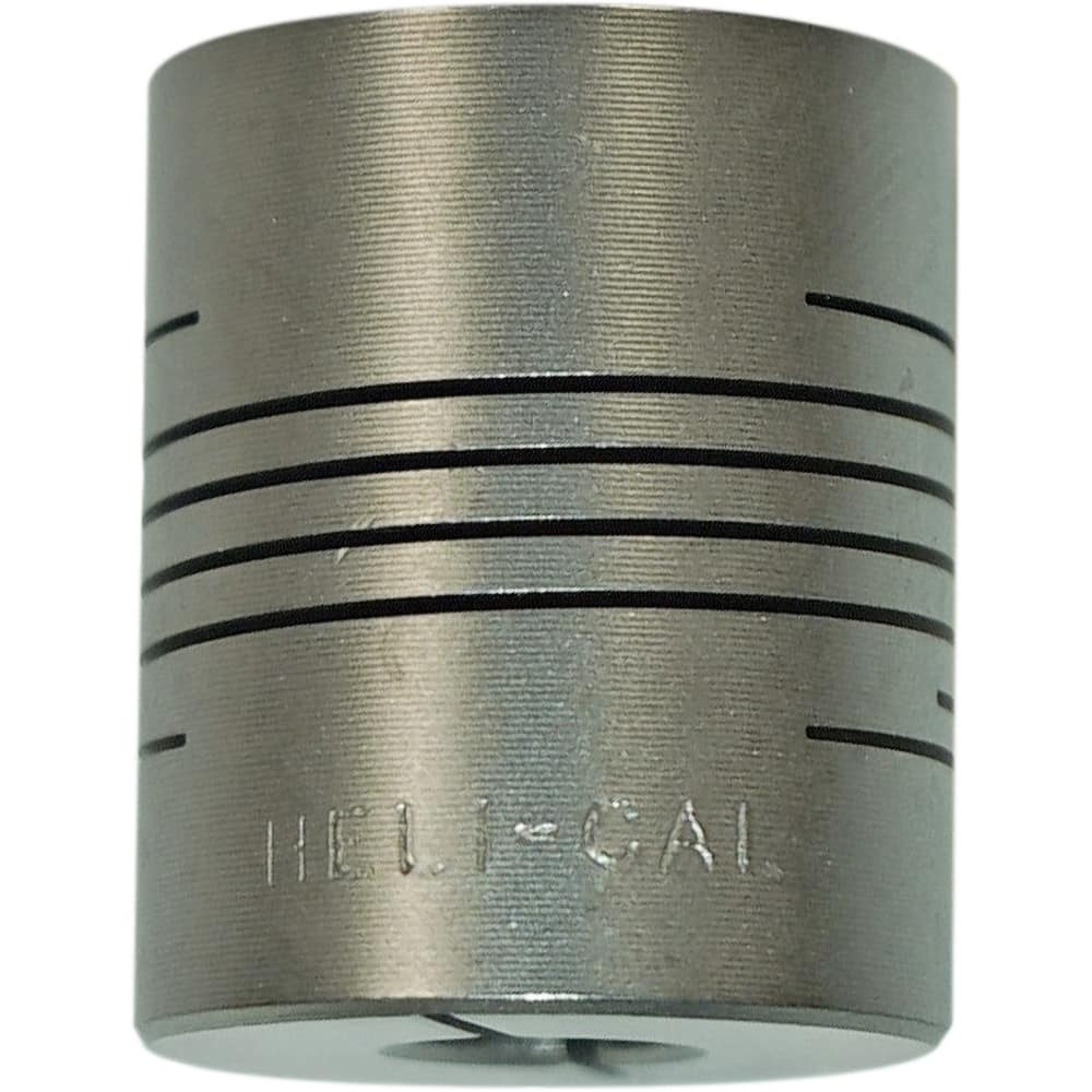 Heli-Cal - Flexible Coupling; Type: Set Screw Hub ; Maximum Bore Diameter (Inch): .313 ; Minimum Bore Diameter (Decimal Inch): 0.1875 ; Outside Diameter (Inch): 7/8 ; Overall Length (Inch): 1.0 ; Material: 17-4PH CRES - Exact Industrial Supply