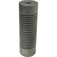 Heli-Cal - Flexible Coupling; Type: Clamp Hub ; Maximum Bore Diameter (Inch): .250 ; Minimum Bore Diameter (Decimal Inch): 0.2500 ; Outside Diameter (Inch): 3/4 ; Overall Length (Inch): 2-3/8 ; Material: Aluminum - Exact Industrial Supply