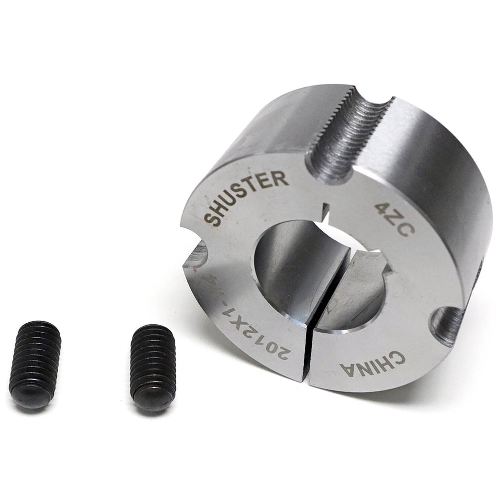 Shuster - 1-9/16" Bore, 3/8" Keyway Width x 3/16" Keyway Depth, Tapered Lock Sprocket Bushing - Exact Industrial Supply