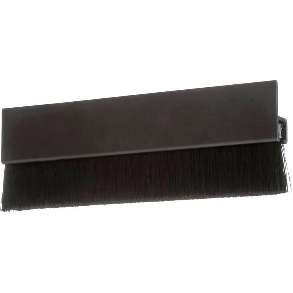 Osborn - Sweeps & Seals; Type: Brush Seal ; Width (Inch): .262 ; Finish/Coating: Duranodic Bronze ; Material: Nylon; Duranodic Bronze ; Back Strip Brush Width (Inch): .095 ; Bristle Length (Inch): 0.6200 - Exact Industrial Supply