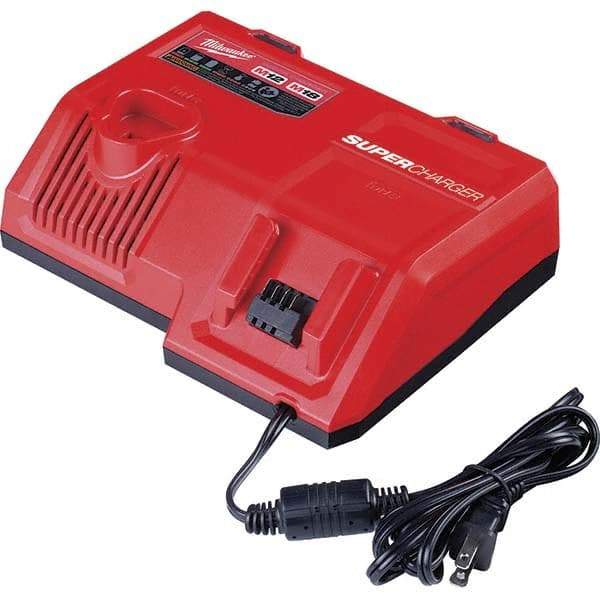 Milwaukee Tool - Power Tool Chargers Voltage: 18; 12 Battery Chemistry: Lithium-Ion - Americas Tooling