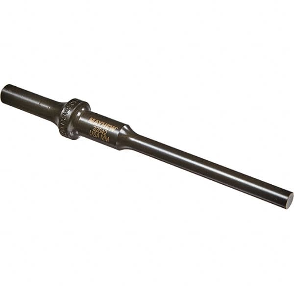 Mayhew - 5/16" Head Width, 6" OAL, Roll Pin Punch - Round Drive, Round Shank, Steel - Americas Tooling