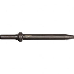 Mayhew - 1/8" Head Width, 6" OAL, Rivet Cutter Chisel - Round Drive, Round Shank, Steel - Americas Tooling