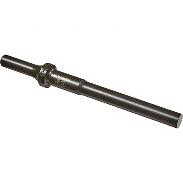 Mayhew - 1/2" Head Width, 6" OAL, Roll Pin Punch - Round Drive, Round Shank, Steel - Americas Tooling