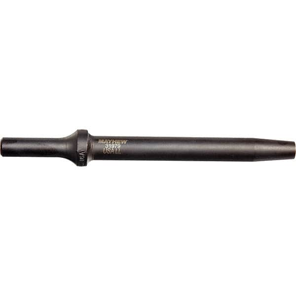 Mayhew - 6" OAL, Tapered Punch Chisel - Round Drive, Round Shank, Steel - Americas Tooling