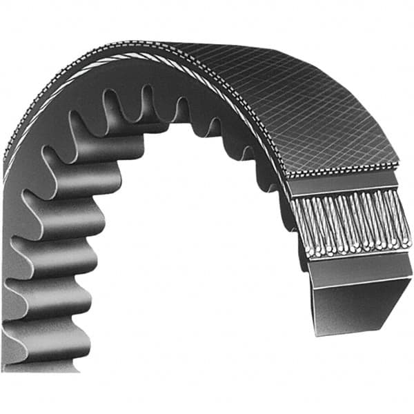 Bando - Section B, 3" Wide, 83" Outside Length, V-Belt - Neoprene Rubber, Black, Classic Banded, No. B79 - Americas Tooling