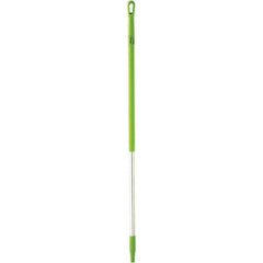 Vikan - 51 x 1-1/4" Aluminum Squeegee Handle - European Threaded Connection, Green - Americas Tooling