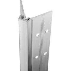 Stanley - Continuous Hinges; Type: Full Mortise ; Mount Type: Full Mortise ; Overall Length (Inch): 95; 95 ; Hinge Material: Aluminum ; Width (Decimal Inch): 4.0938 ; Thickness (Decimal Inch): 0.1120 - Exact Industrial Supply