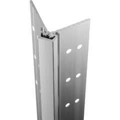 Stanley - Continuous Hinges; Type: Full Mortise ; Mount Type: Full Mortise ; Overall Length (Inch): 120; 120 ; Hinge Material: Aluminum ; Width (Decimal Inch): 4.4375 ; Thickness (Decimal Inch): 0.1120 - Exact Industrial Supply