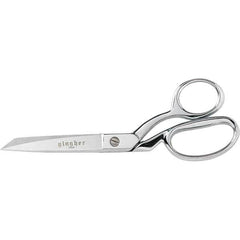 Gingher - Scissors & Shears Blade Material: Forged Steel; Double-Plated Chrome-Over-Nickel Finish Applications: Sewing; Fabric - Americas Tooling