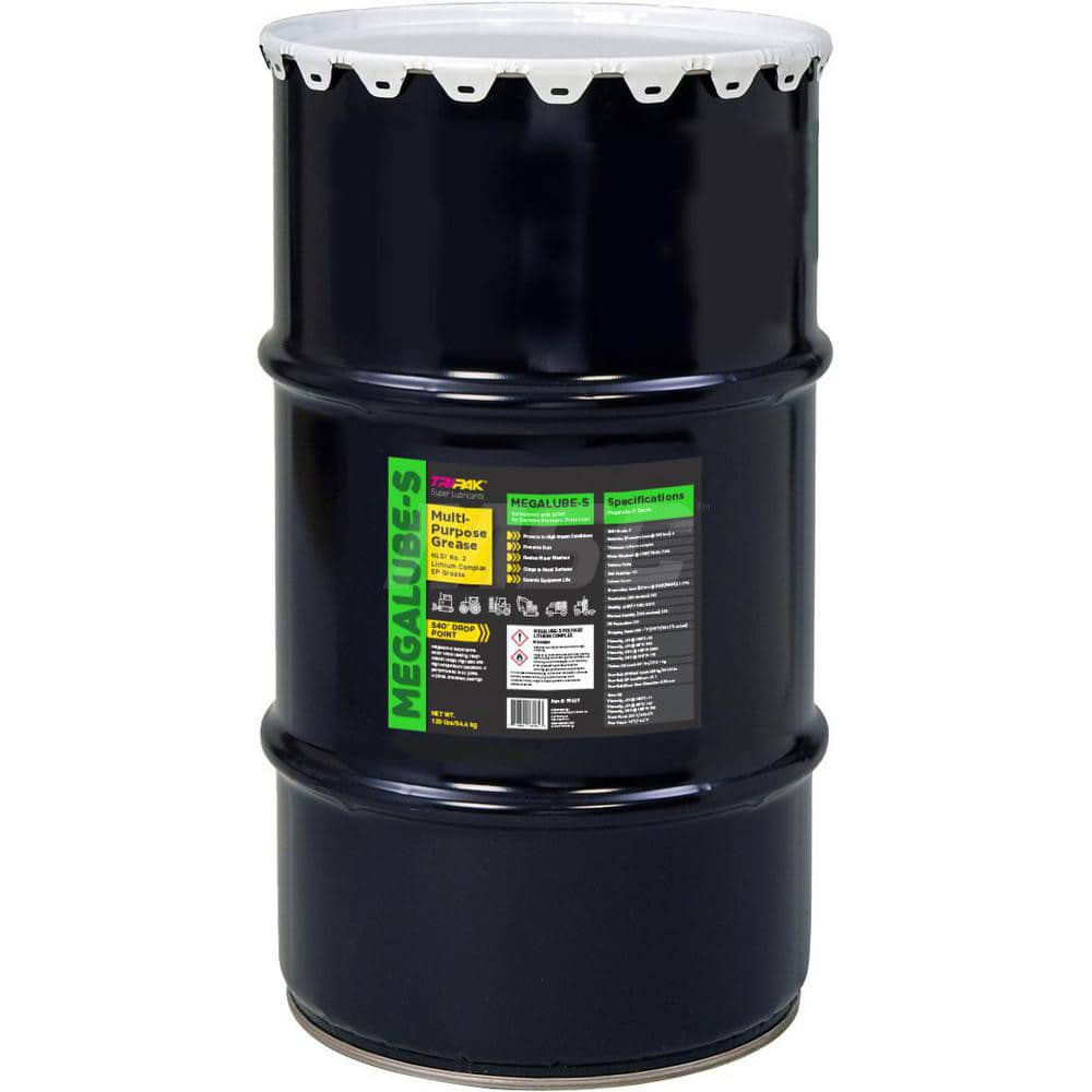 Lithium Complex Grease: 120 lb Keg, Lithium Complex 540 ° F Max Temp, NLGI 2, Green