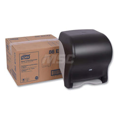 Paper Towel Dispensers; Type: Towel; Towel Compatibility: Roll; Activation Method: Manual; Material: Plastic; Mount Type: Wall; Color: Smoke; Height (Inch): 14.39 in