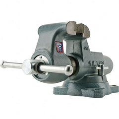 Wilton - Bench Vises Jaw Width (Inch): 4 Jaw Opening Capacity (Inch): 6-1/2 - Americas Tooling