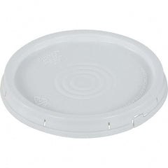 Vestil - Tote & Storage Container Lids For Use With: 3-1/2, 5 & 6 Gallon Pails Width (Decimal Inch): 12.500 - Americas Tooling