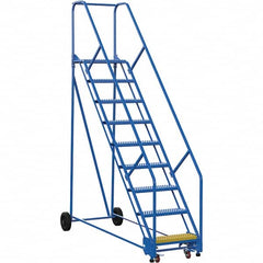 Vestil - 120" High 350 Lb Capacity 9 Step Ladder - Americas Tooling