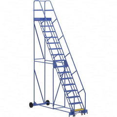 Vestil - 196" High 350 Lb Capacity 16 Step Ladder - Americas Tooling