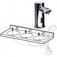 ASI-American Specialties, Inc. - Soap, Lotion & Hand Sanitizer Dispensers Type: Remote Control Mounting Style: Hand Pump - Americas Tooling