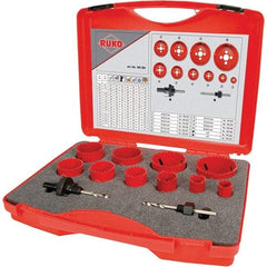 Rothenberger - Hole Saw Kits Minimum Saw Diameter (Inch): 7/8 Maximum Saw Diameter (Inch): 2-1/2 - Americas Tooling