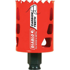 Freud - 2" Diam, 2-3/8" Cutting Depth, Hole Saw - Carbide-Tipped Saw, Toothed Edge - Americas Tooling