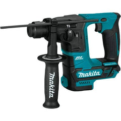 Makita - 12 Volt 5/8" Keyless Chuck Cordless Rotary Hammer - 0 to 4,800 BPM, 0 to 680 RPM, Reversible - Americas Tooling