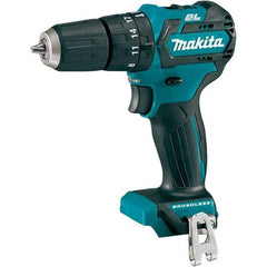 Makita - 12 Volt 3/8" Keyless Chuck Cordless Hammer Drill - 0 to 22,500 BPM, 0 to 1,500 RPM, Reversible - Americas Tooling