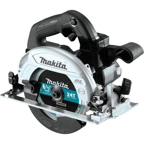 Makita - 18 Volt, 6-1/2" Blade, Cordless Circular Saw - 5,000 RPM, Lithium-Ion Batteries Not Included - Americas Tooling