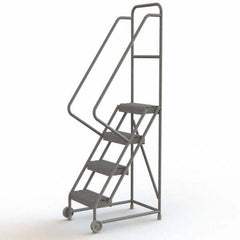 TRI-ARC - Rolling & Wall Mounted Ladders & Platforms Type: TiltNRoll Rolling Ladder Style: Tilt & Roll Safety Ladder - Americas Tooling