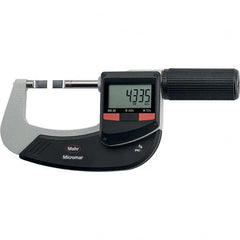 Mahr - Electronic Outside Micrometers Type: Standard Minimum Measurement (Decimal Inch): 1.0000 - Americas Tooling