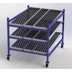 UNEX Manufacturing - Steel Shelving Type: Mobile Gravity Rack Starter or Add-On: Starter Unit - Americas Tooling