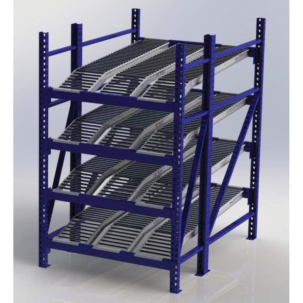 UNEX Manufacturing - Steel Shelving Type: Starter Unit Load Capacity (Lb.): 2000.000 - Americas Tooling