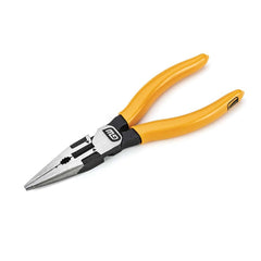 GEARWRENCH - Long Nose Pliers; Type: Long Nose Pliers ; Head Style: Straight ; Jaw Length (Inch): 2.0 ; Jaw Width (Inch): 0.7 ; Jaw Type: Long Nose ; SideCutting: NonSide Cutting - Exact Industrial Supply