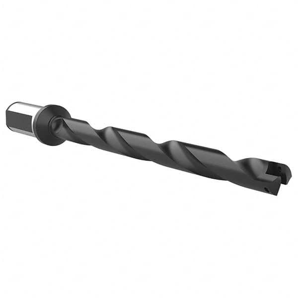 Allied Machine and Engineering - 17.53mm to 24.38mm Diam 219mm Max Depth Helical Flute Spade Drill - Americas Tooling