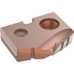 Allied Machine and Engineering - 10.8mm Diam 132° Seat Size Y Spade Drill Insert - Americas Tooling