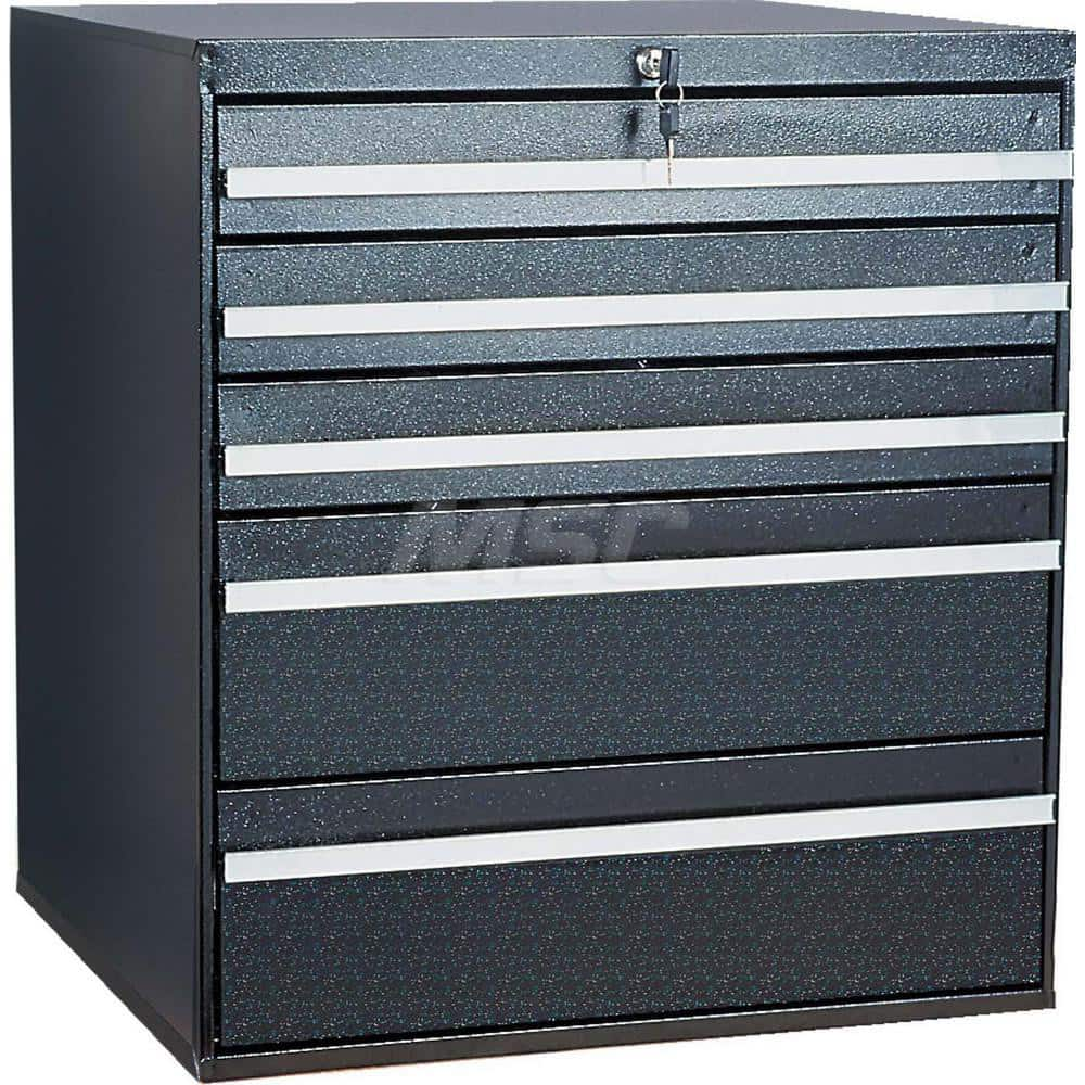 Platt & LaBonia - Small Parts Cabinets; Type: Lockable Storage Cabinet ; Number of Drawers: 5.000 ; Width (Inch): 23-1/2 ; Depth (Inch): 22 ; Height (Inch): 26 ; Frame Material: Steel - Exact Industrial Supply