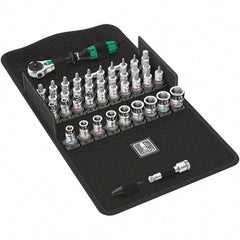 Wera - 42 Piece 1/4" Drive Ratchet Socket Set - Comes in Molded Pouch - Americas Tooling