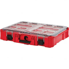 Milwaukee Tool - PACKOUT 10 Compartment Red Small Parts Organizer - Americas Tooling