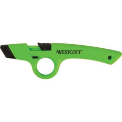 Westcott - Utility Knives, Snap Blades & Box Cutters Type: Safety Utility Knife Blade Type: Retractable - Americas Tooling