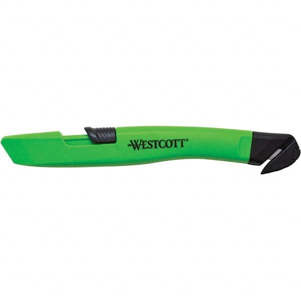 Westcott - Utility Knives, Snap Blades & Box Cutters Type: Safety Cutter Blade Type: Retractable - Americas Tooling