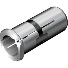 Sandvik Coromant - 16mm ID x 32mm OD, 37mm Head Diam, Slotted Hydraulic Chuck Sleeve - Exact Industrial Supply