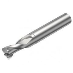 2P121-1200-NC H10F 12mm FL Straight Center Cut w/Cylindrical with Neck Shank - Americas Tooling