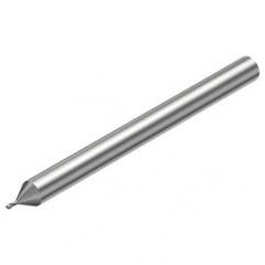 2P211-0040-PC 1620 0.4mm FL Straight Center Cut w/Cylindrical with Neck Shank - Americas Tooling