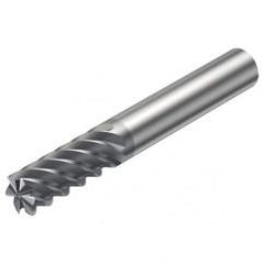 R215.35-05050-AC13L 1620 5mm 5 FL Solid Carbide End Mill - Corner Radius w/Cylindrical Shank - Americas Tooling