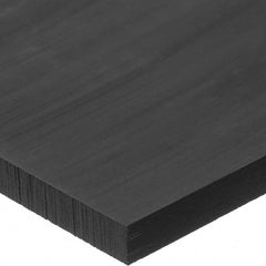 USA Sealing - 4' x 2-1/2" x 1/2" Black Acetal Rectangular Bar - Americas Tooling