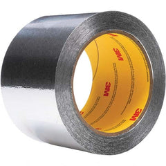 3M - 60 Yd x 1000mm x 4.6 mil Silver Aluminum Foil Tape - Americas Tooling