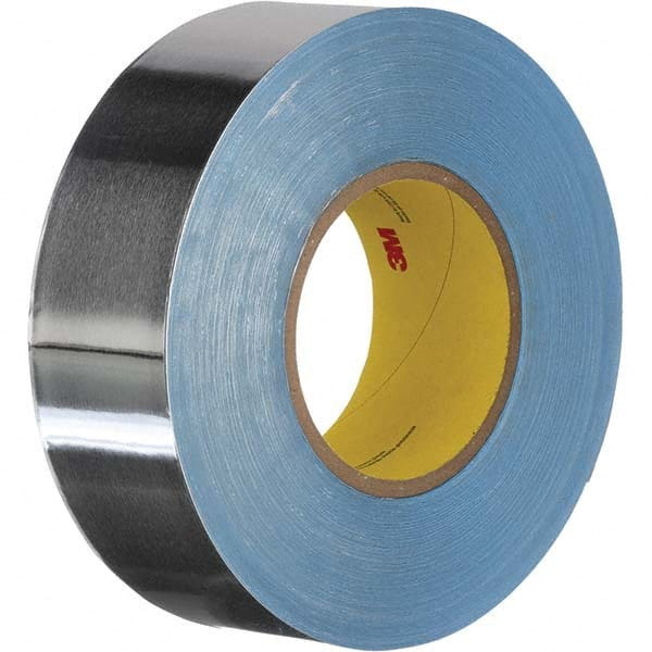 3M - 60 Yd x 5" x 5.5 mil Silver Aluminum Foil Tape - Americas Tooling