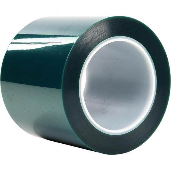 3M - 72 Yd x 4" Green Polyester Film Tape - Americas Tooling